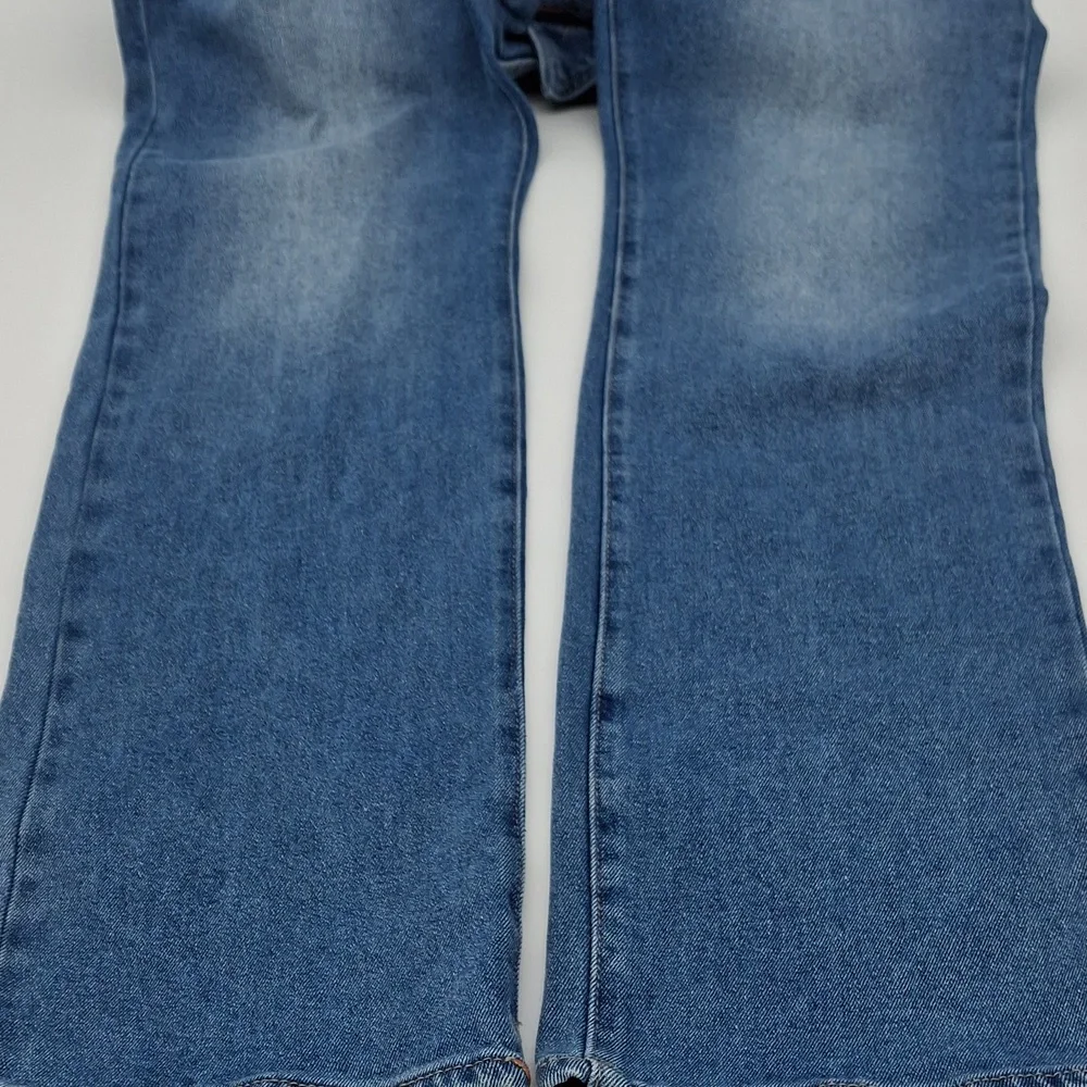 True Religion Ricky Straight Leg Jean Flap Pockets Baseline Blue 34x34